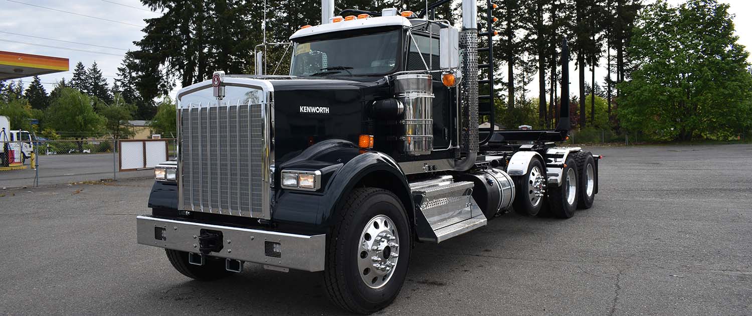 photo - completed Kenworth log truck upfit - Capital Industrial